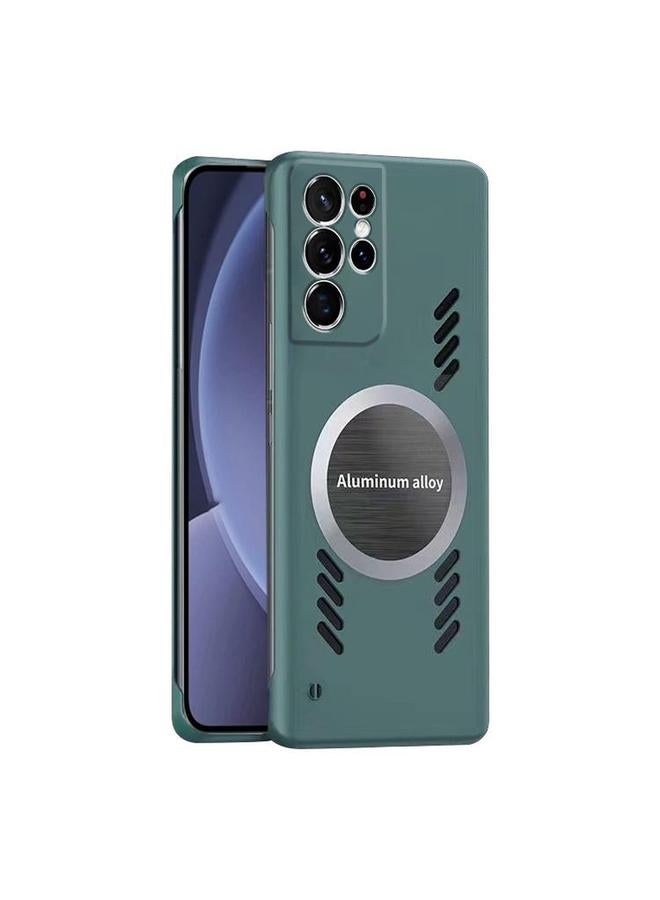 اس-توب جراب لهاتف Samsung Galaxy S25 Ultra 5G مع عدسة شاملة بدون إطار من مادة الجرافين للتبريد - Image 1