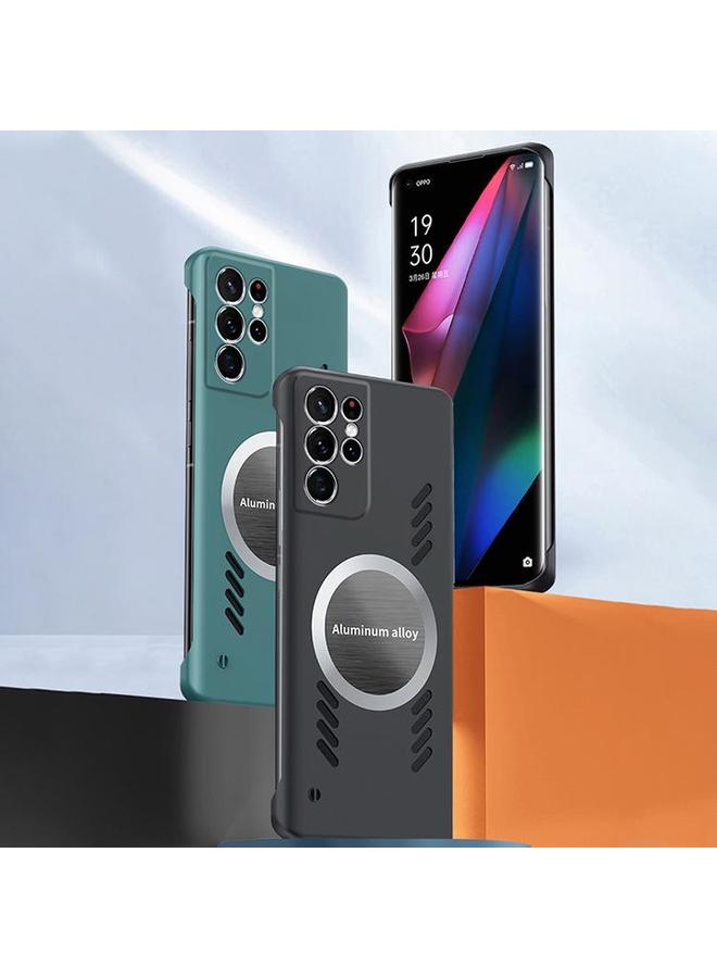 اس-توب جراب لهاتف Samsung Galaxy S25 Ultra 5G مع عدسة شاملة بدون إطار من مادة الجرافين للتبريد - Image 2