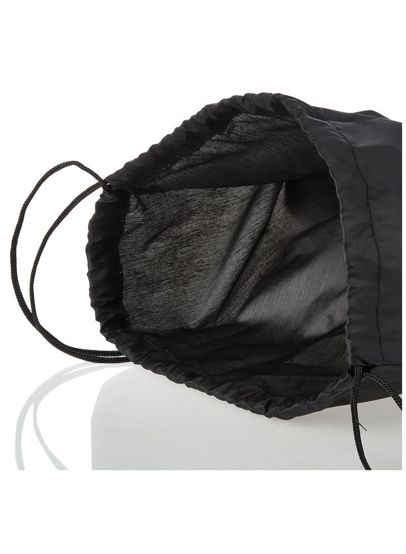 ECVV Drawstring Bags Drawstring Backpack Bulk Cinch Tote for Women Men Children Draw String Back Sack Storage Bag for Party Gym Sports Shopping(Black) - Image 3