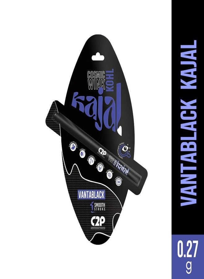 سي2بي بروفيشنال ميكاب كحل كوزميك كوجل من سي تو بي برو للنساء | مقاوم للماء والتلطخ | يدوم 24 ساعة | لون أسود فاحم، انسيابية فائقة، تغطية كاملة من أول مسحة | غني بفيتامين هـ وزيت الأرغان | 0.27 غرام - Image 3