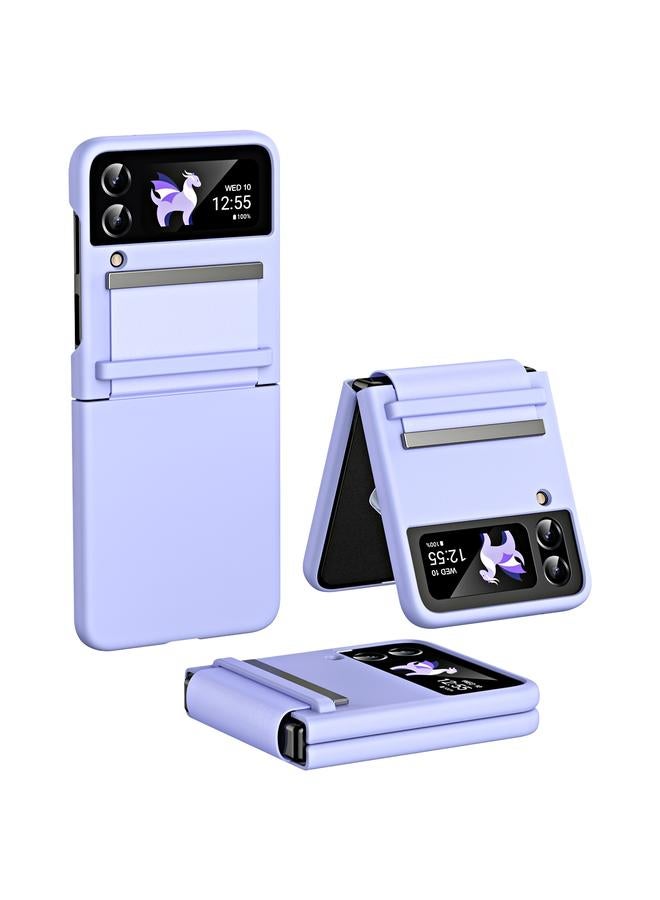 اس-توب جراب لهاتف Samsung Galaxy Flip 4 مصنوع من الجلد ومفصل مقاوم للصدمات - Image 1