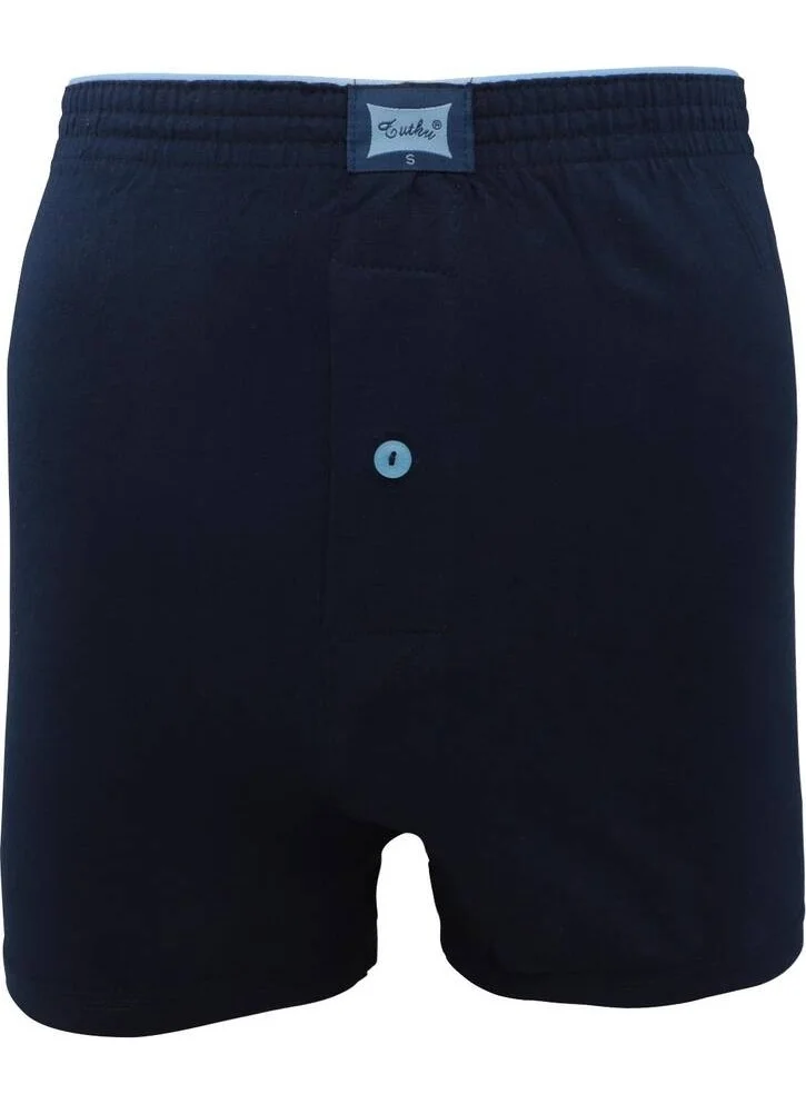 توتكو Combed Plain Boxer 117 6 Pack | Navy blue