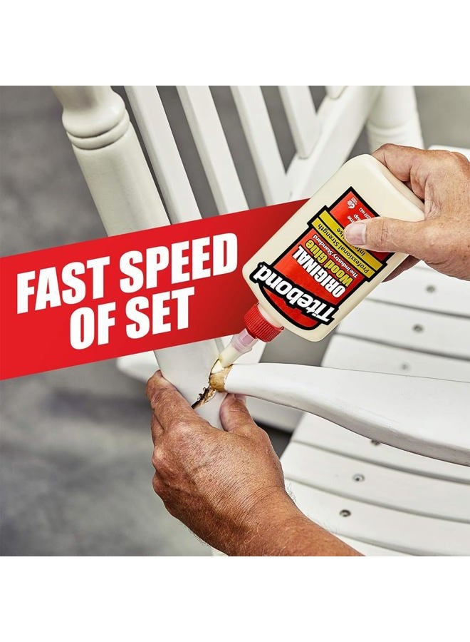 Titebond Original Wood Glue Red (8fl oz) Pack of 1, 5063 - Image 3