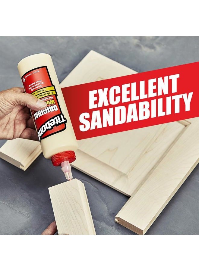 Titebond Original Wood Glue Red (8fl oz) Pack of 1, 5063 - Image 4