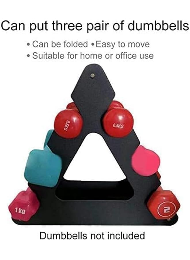 Oasisgalore Weight Rack For Dumbbells Rack Multifunctional 3/5 Layer Rugged Dumbbell Holder For Household Use Dumbbell Rack Stand - Image 5