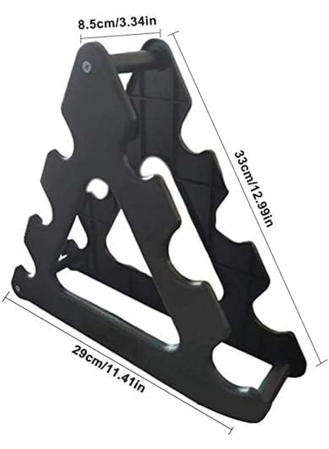 Oasisgalore Weight Rack For Dumbbells Rack Multifunctional 3/5 Layer Rugged Dumbbell Holder For Household Use Dumbbell Rack Stand - Image 4