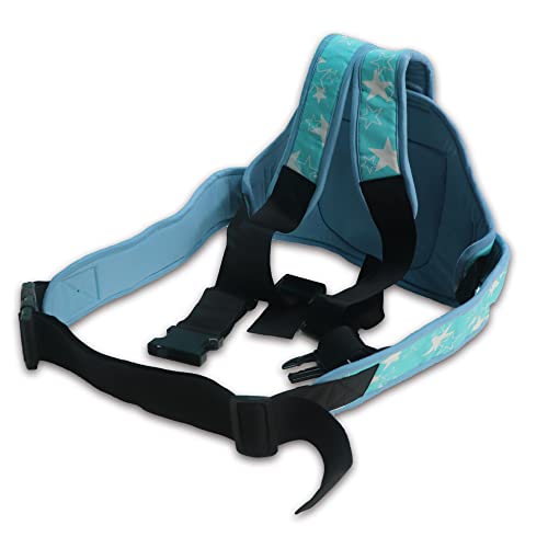 Kradyl Kroft Scooter Safety Belt | Two Wheeler Child Safety Seat Belt (Blue Star), 1 Count - Image 3