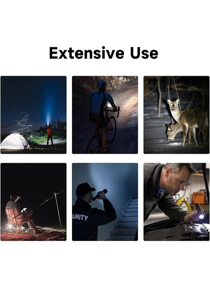 LED Flashlight  Super Bright Flashlight, Zoomable, Rechargeable Flashlight With 4 Modes,, Powerful Handheld Flashlight - Image 3