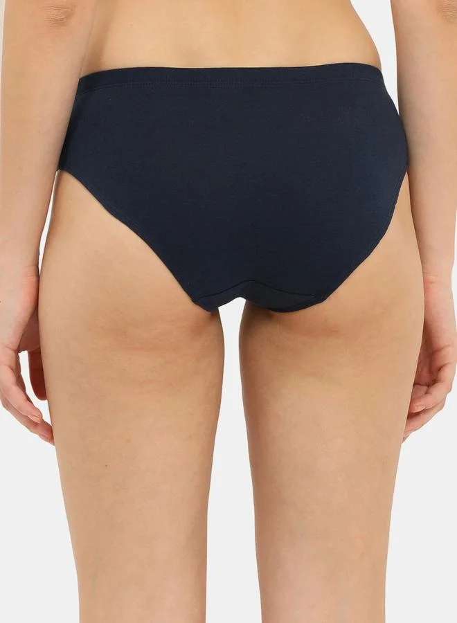 انفي مجموعة من 3 سراويل داخلية قطن مزينة بشعار