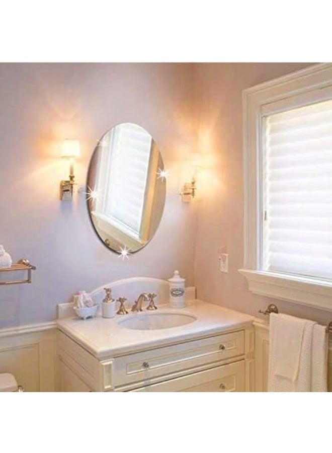 Alitera Oval Self-Adhesive Acrylic Mirror Wall Sticker – Multi-Purpose (1 Piece) - Image 5