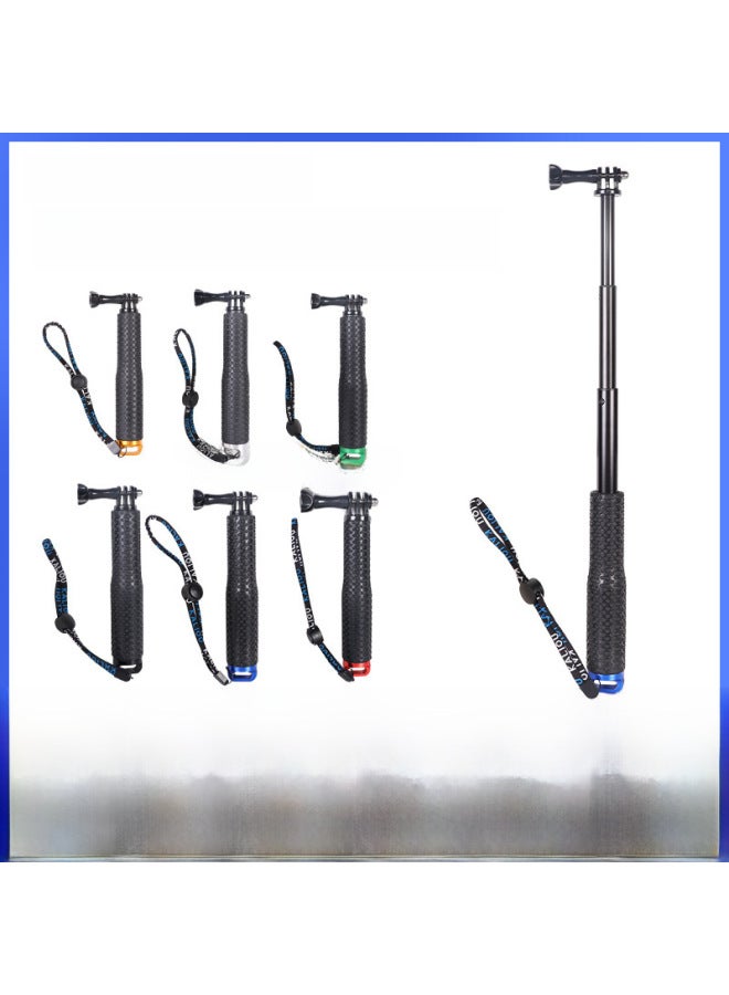 Portable Handheld Telescopic Camera Selfie Stick 19 Inch Multiple Colors Retractable Storage Sports Camera Selfie Stick-Color:19 Inch Gold - Image 2