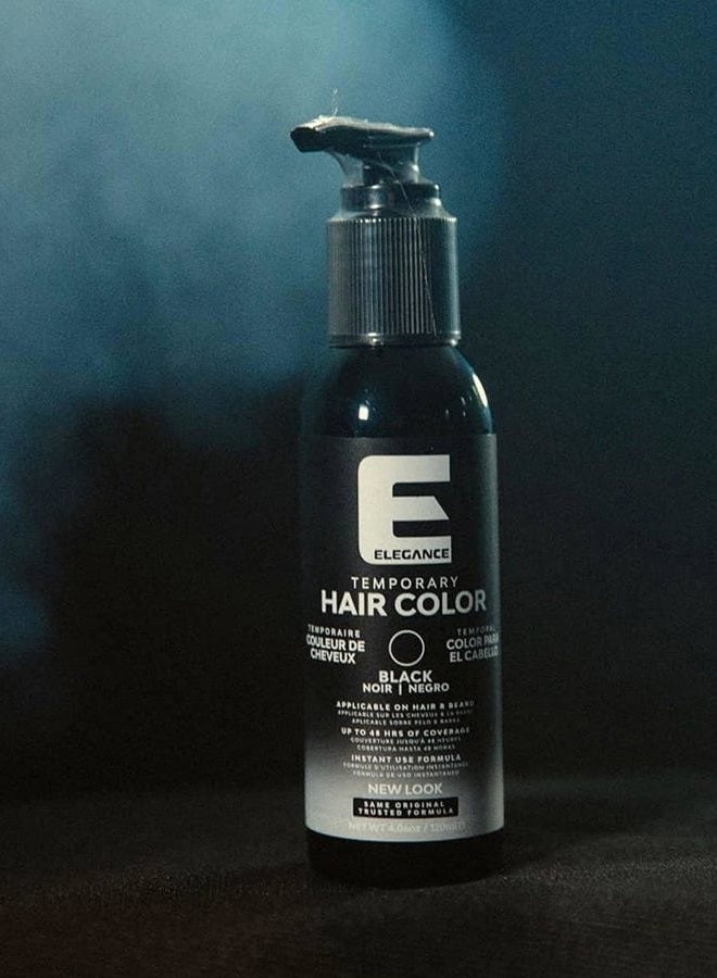 E Elegance لون شعر شبه دائم أنيق، 4.05 أونصة، 120 مل، لون شعر مؤقت لللحية والشعر، خالي من البيروكسيد والأمونيا، يدوم حتى 48 ساعة - Image 3