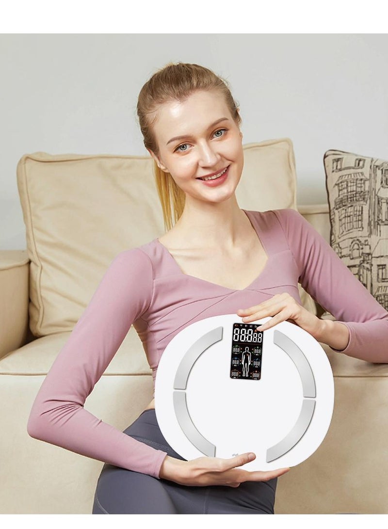 Llnique Smart Scale Body Weight and Fat Percentage Large LED Display Rechargeable  WiFi Weight Scale - Image 5