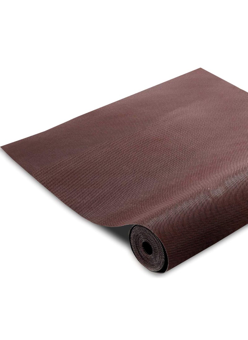 Kuber Industries Kuber Industries Duty Diamond/Dots Shelf Liners, Non-Slip Drawer Liner Cabinet Pad Refrigerator Mat No Odor for Home and Kitchen-45X150 cm (1.5 Mtr,Brown)-KUBMART11697  - Image 2