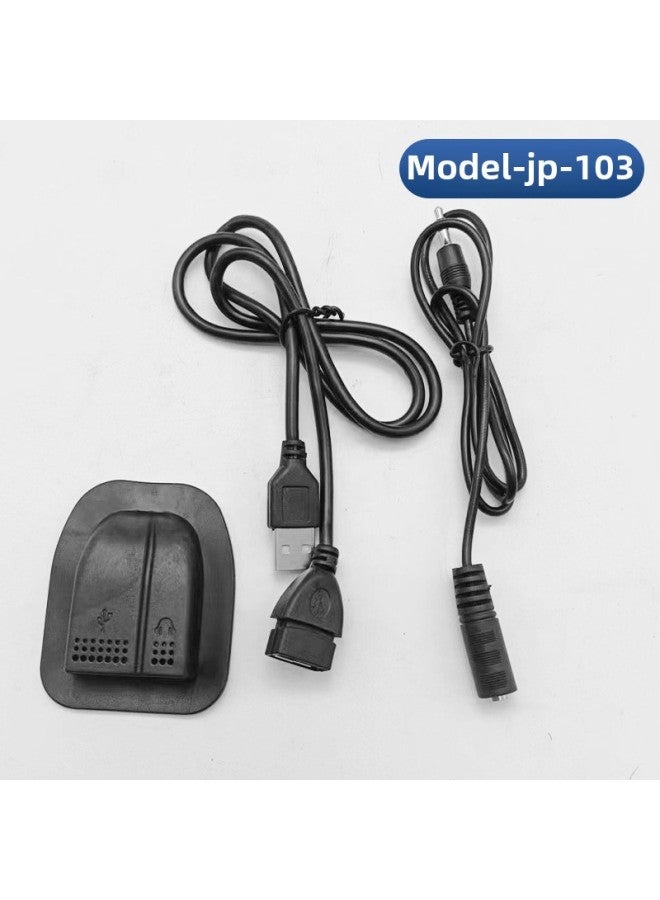 Backpack Usb Charging Cable Bag Android Data Cable Luggage External Usb Charging Cable Interface Accessories-Color:Model-jp-103 (ordinary Fast Charging Type)  - Image 1