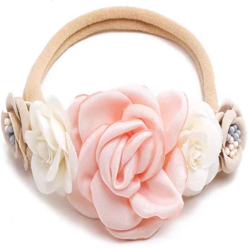 Newborn Hair Bands: Multicolor Elastic Set - Skin-friendly Nylon Material, Adjustable 14 To 22 Inch Size For Newborns, Infants & Toddlers, Ideal For Baby Shower, Birthday, Photography & Daily Wear - Image 5