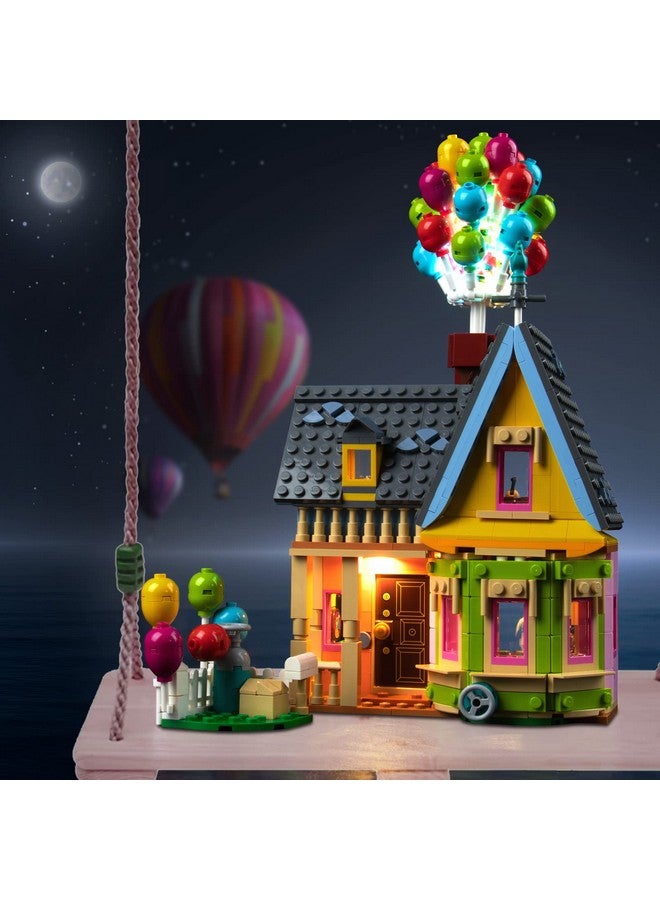 Vonado طقم إضاءة LED لمنزل ليجو ديزني وبيكسار "أب" 43217 إضاءة DIY متوافقة مع منزل ليجو أب 43217 (بدون نموذج ليجو) مجموعة إضاءة إبداعية لمنزل ليجو أب (أضواء فقط) - Image 4