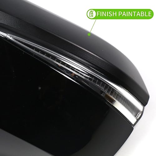Liizoo Side Mirror for RAV4 2022 2023 Car Door Mirror Fits for Toyota RAV4 2019 2020 2021 Right Passenger Side | Power | Heated |Turning Signal |BSM |replace partslink TO1321384, TO1321388| BLACK (RH) - Image 5