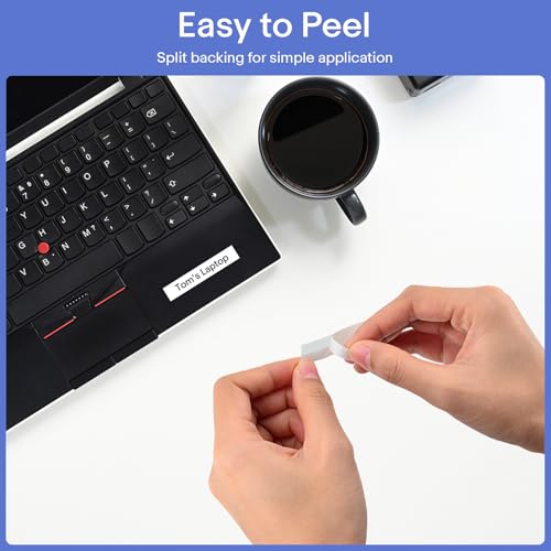 GREENCYCLE 2 Pack 6mm White Label Tape Compatible for Ptouch TZe-211 TZ-211 TZe211 6mm 0.23 Laminated White Tape for Ptouch PT-D210 D400 H110 D200 D600 Label Maker - Image 3