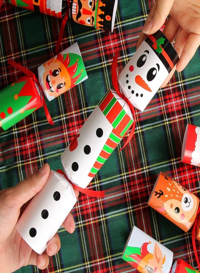 SURCVIO 10 Pack Christmas Party Favor Non-Snap Santa Claus Snowman Design Party Table Favors with Holiday Supplies for Kids and Adults - Image 5