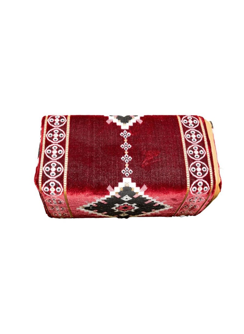 كادي ون بساط رحلات أرضي مكون من 5 قطع 200*300 سم، سجادة تخييم ل 9 اشخاص مبطن من 4 كراسي أرضية و مدة ، مجلس رحلات قماش تركي قابل للطي سماكة عالية مريح للجلوس مثالي للصحراء و البر - Image 3