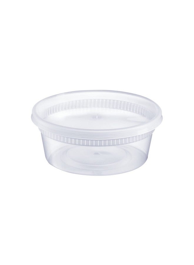 GUSTO [48 Sets - 8 oz. Plastic Deli Disposable Food Storage Containers with Airtight Lids - Slime Containers (Formerly Comfy Package) - Image 2