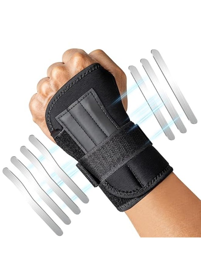 Adjustable Wrist and Thumb Stabilizer, Night Support for Carpal Tunnel and Tendonitis, Targeted Relief for De Quervain's Tenosynovitis, Ergonomic Splint for Left Hand - Image 1