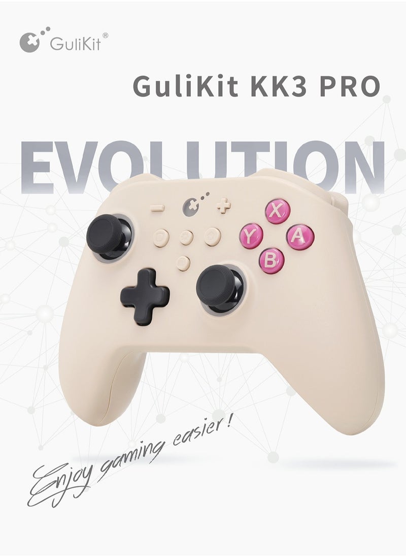 Gulikit - KK3 PRO Controller Kingkong 3 Pro Switch Controller (No Drift) For Switch/PC/Android/MacOS/IOS with Hall Joysticks and Triggers, Maglev/Rotor/HD Vibration (GB RETRO) - Image 1