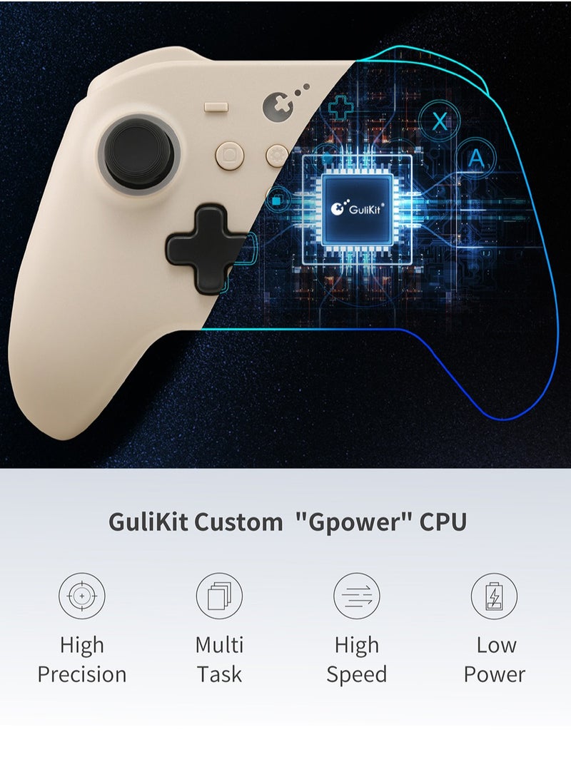 Gulikit - KK3 PRO Controller Kingkong 3 Pro Switch Controller (No Drift) For Switch/PC/Android/MacOS/IOS with Hall Joysticks and Triggers, Maglev/Rotor/HD Vibration (GB RETRO) - Image 1