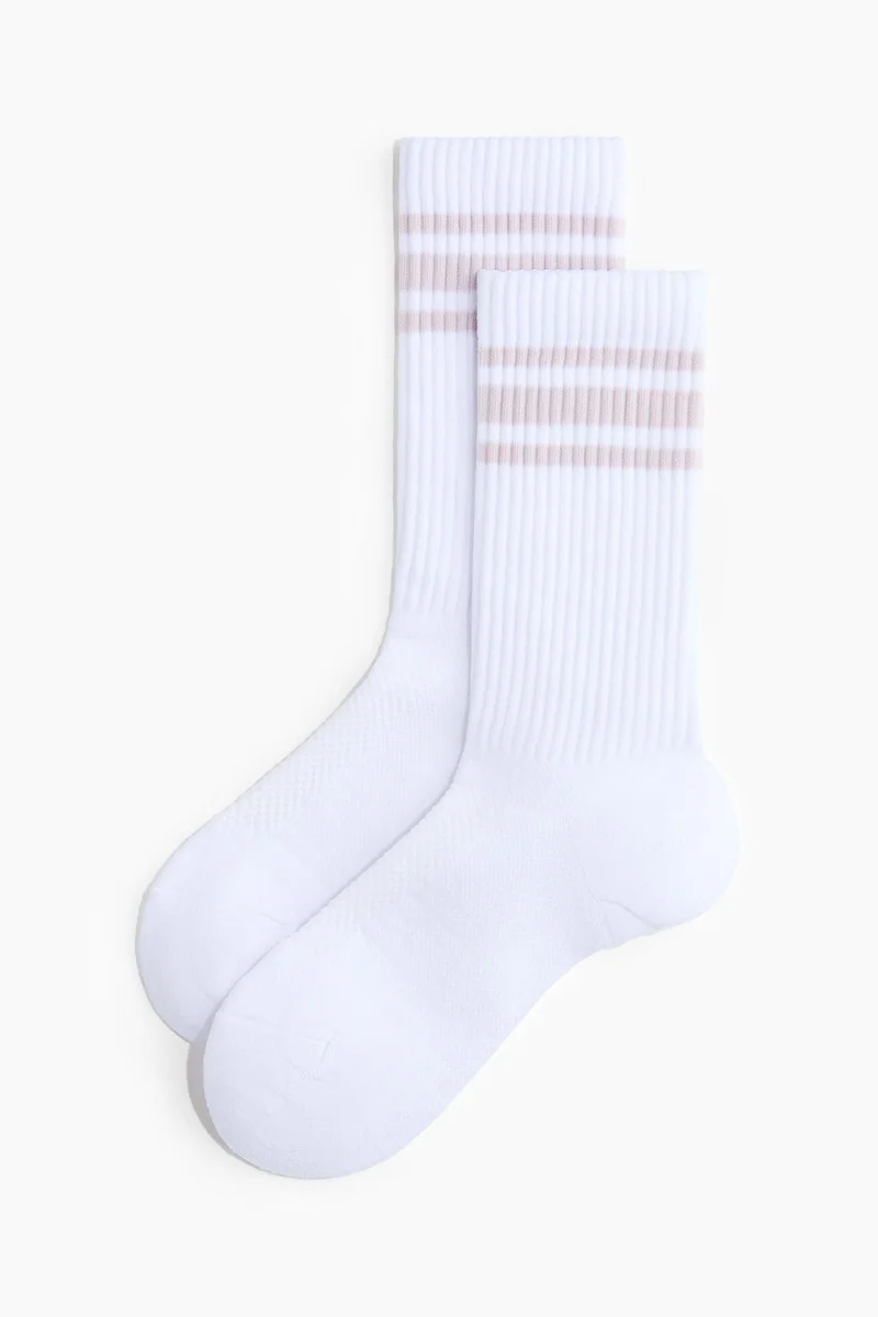 H&M  2-pack sports socks with DryMove™ for Women | Best Price UAE