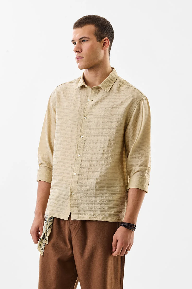 SNITCH Regular Fit Textured Shirt