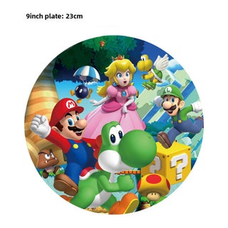 New Blue Mario Theme Birthday Party Decor 9 inch disc 10p-Blue Mario - pzsku/Z2AC8614DC83863A0890EZ/45/1746212443/27704497-a108-474e-ab0a-8027d984c349