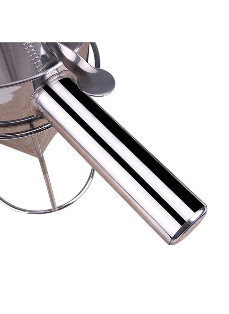 JestNest jestnest Pancake Batter Dispenser Practical Stainless Steel Octopus Ball Making Baking Pancake Maker Dispenser Kitchen Tool Funnel  - Image 5