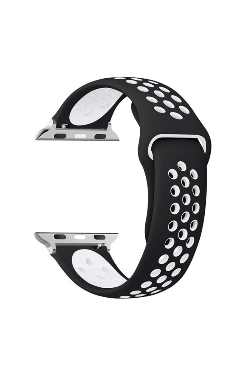 42MM 44MM 45MM 49MM black white Silicone Strap For Apple Ultra 3 2 1 49MM Sports Band For Iwatch Ser