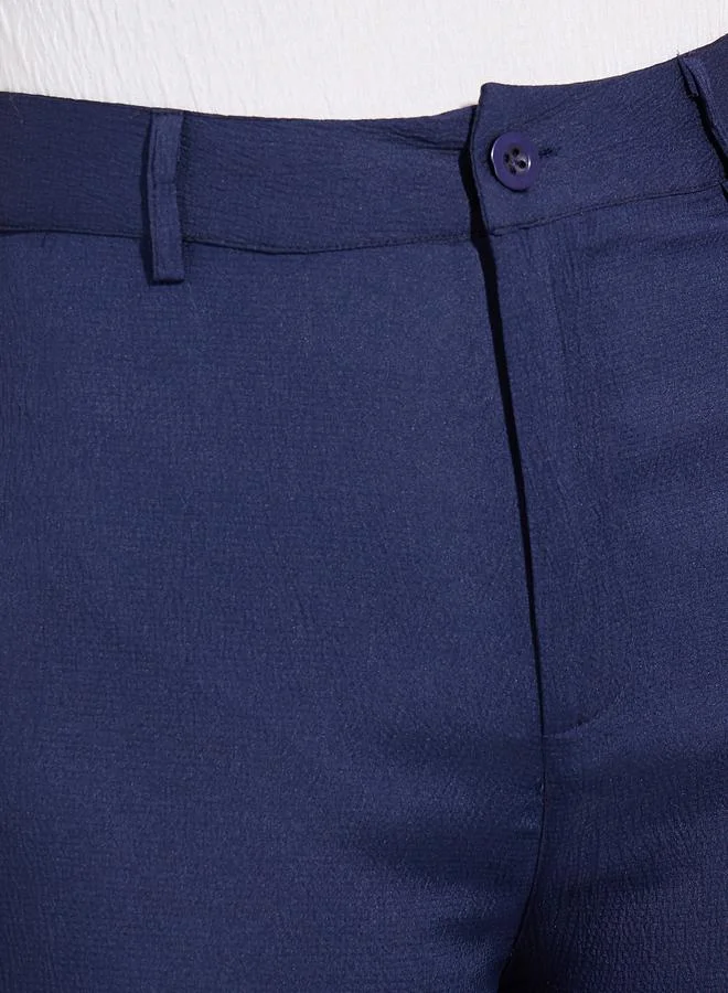 Styli High Rise Straight Fit Basic Pants