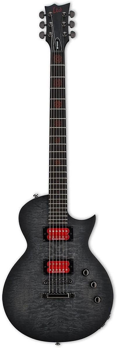 ESP جيتار كهربائي باريتون ESP LTD BB600 سلسلة التوقيع بن برنلي مع حقيبة لون أسود متدرج ساتان - Image 2