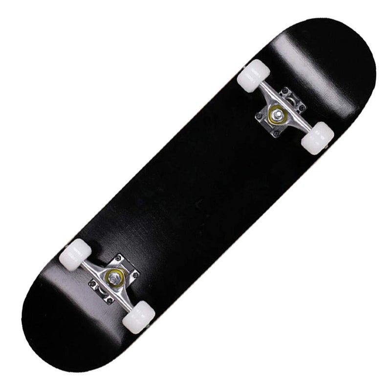 Sumeber Standard Skateboards for Beginners Kids Boys Girls Youths Adults Starter-Complete Skate Boards 31''x 8'' Maple Wood Skateboard (All Black) - Image 2