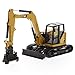 Diecast Masters CAT Caterpillar 309 CR Next Generation Mini Hydraulic Excavator with Work Tools and Operator High Line Series 150 Diecast Model by Diecast Masters 85592 - Image 4