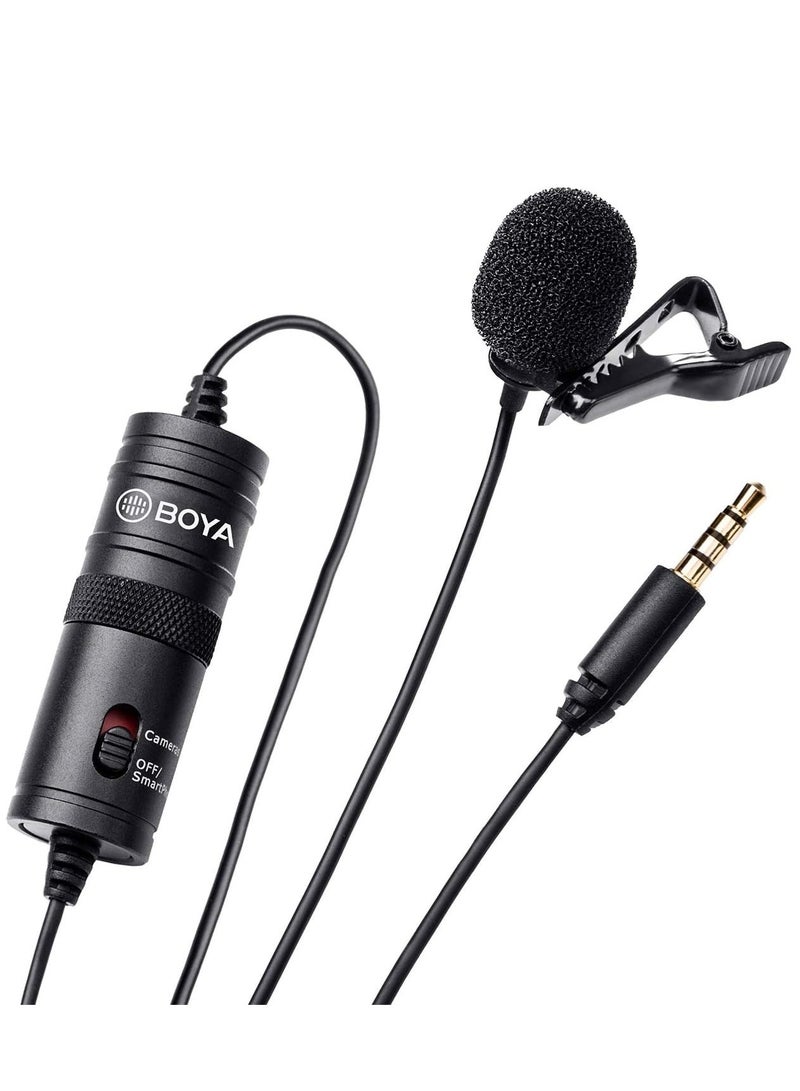Boya By M1 Lavalier Microphone For Smartphones Canon Nikon Dslr Cameras Camcorders Audio Recorder Pc - Image 1