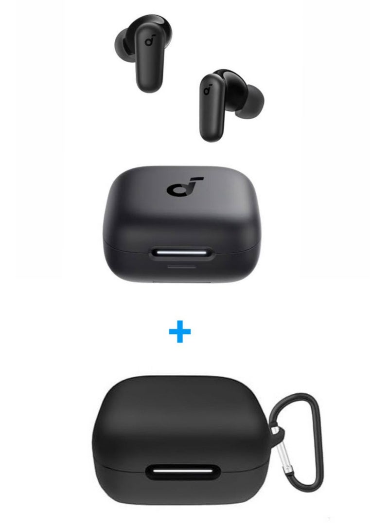 Anker R50i NC Wireless Earphones + Anker R50i NC Silicone Case - Black - Image 1