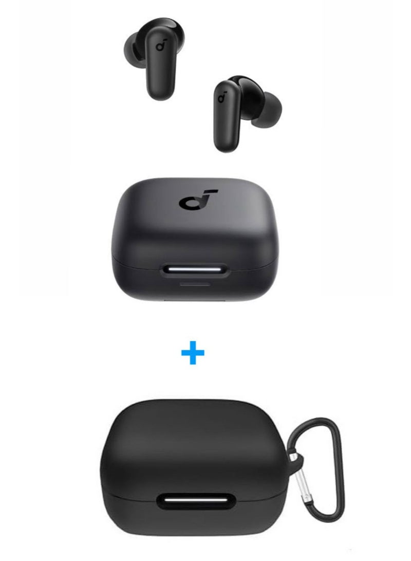 Anker R50i NC Wireless Earphones + Anker R50i NC Silicone Case - Black - Image 2