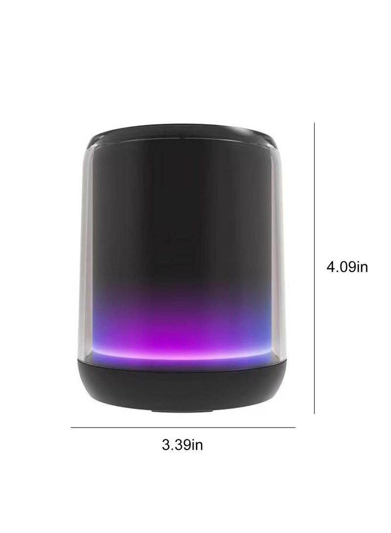 SYOSI New Portable Bluetooth 5.3 Speaker, with Lights Colorful Bluetooth Speaker with Stereo Sound, Bluetooth Speaker with Stable Connection, Multifunctional Bluetooth Speaker for Home Use - Image 2