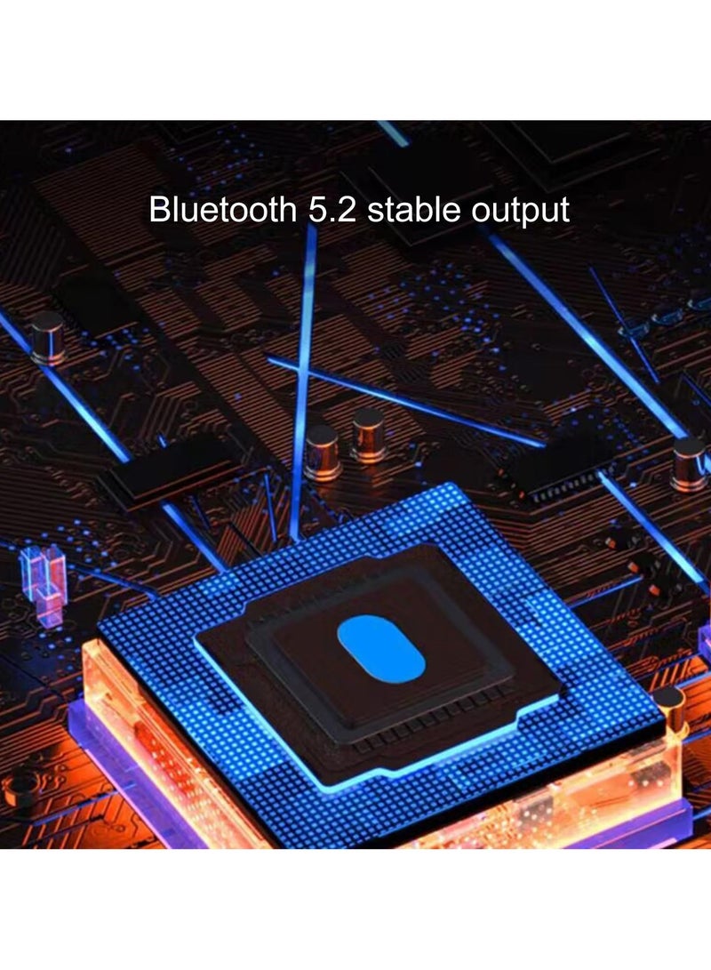 SYOSI New Portable Bluetooth 5.3 Speaker, with Lights Colorful Bluetooth Speaker with Stereo Sound, Bluetooth Speaker with Stable Connection, Multifunctional Bluetooth Speaker for Home Use - Image 3