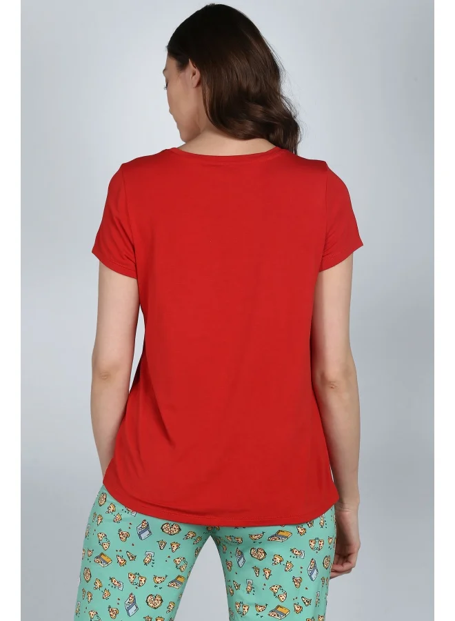NeceSera Pizza My Heart Capri Set