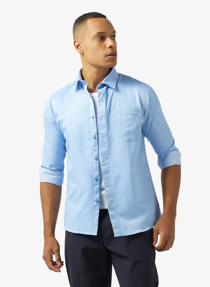 روبرت وود قمصان رجالي من أكسفورد بنقشة مربعات ذاتية