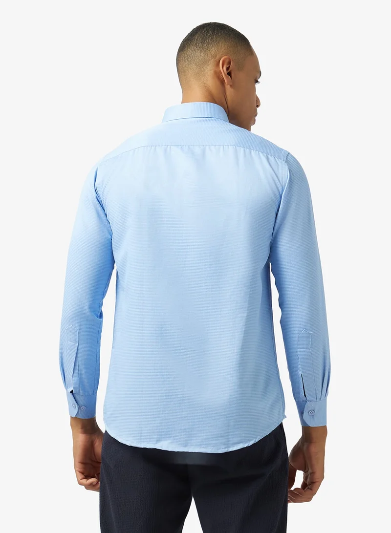 روبرت وود قمصان رجالي من أكسفورد بنقشة مربعات ذاتية