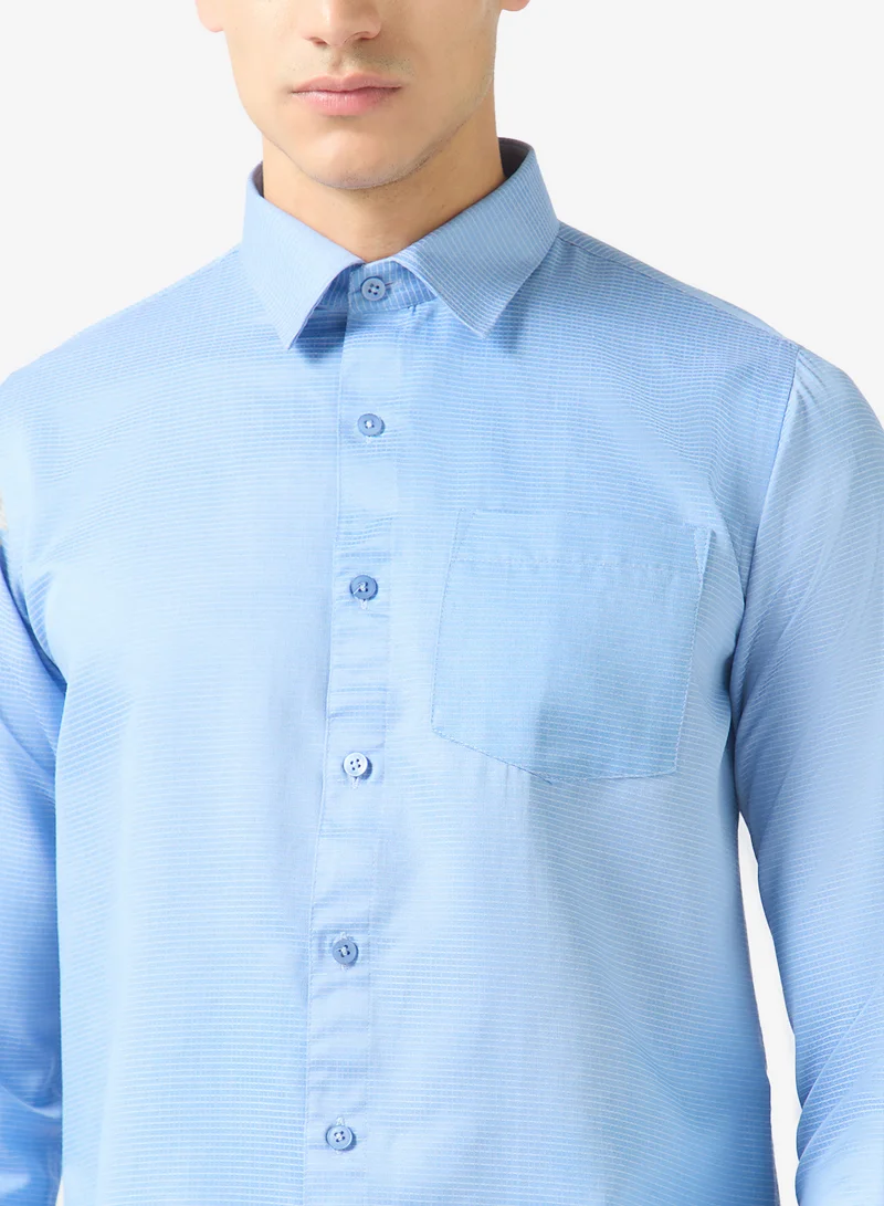 Robert Wood  Mens Oxford Self Check Weave Shirts for Men | Best Price UAE