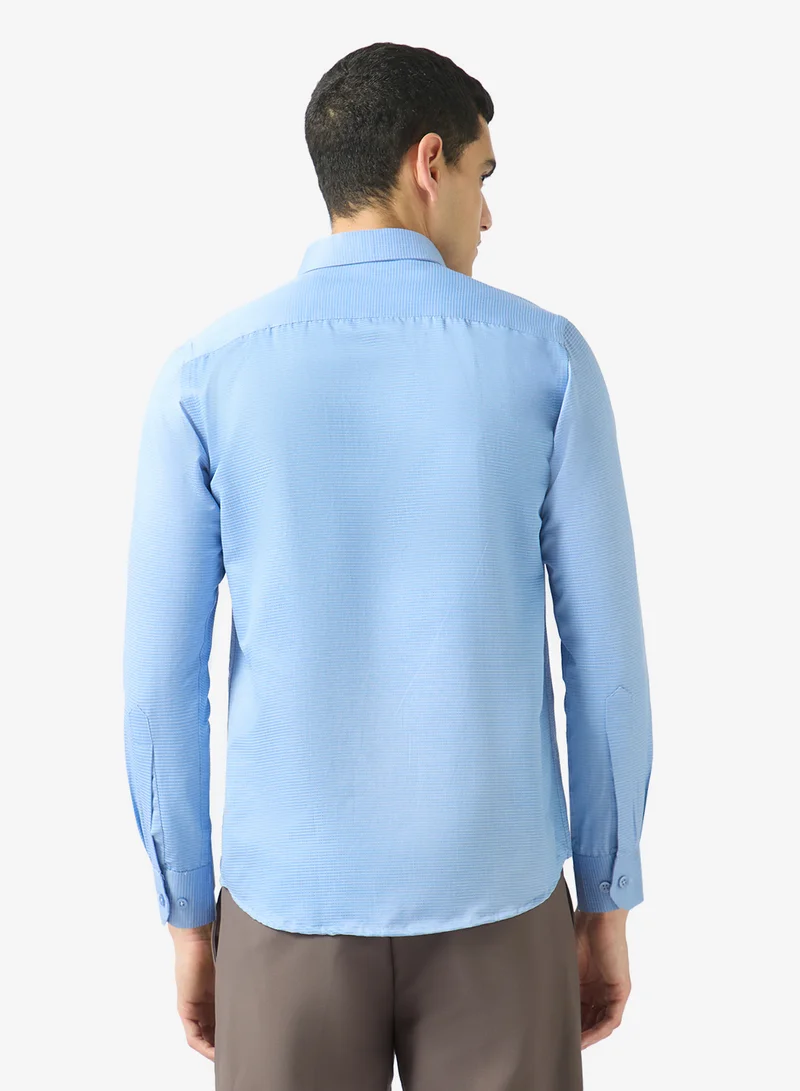 Robert Wood  Mens Oxford Self Check Weave Shirts for Men | Best Price UAE