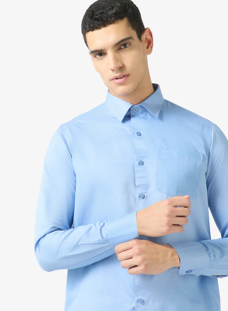 Robert Wood  Mens Oxford Self Check Weave Shirts for Men | Best Price UAE
