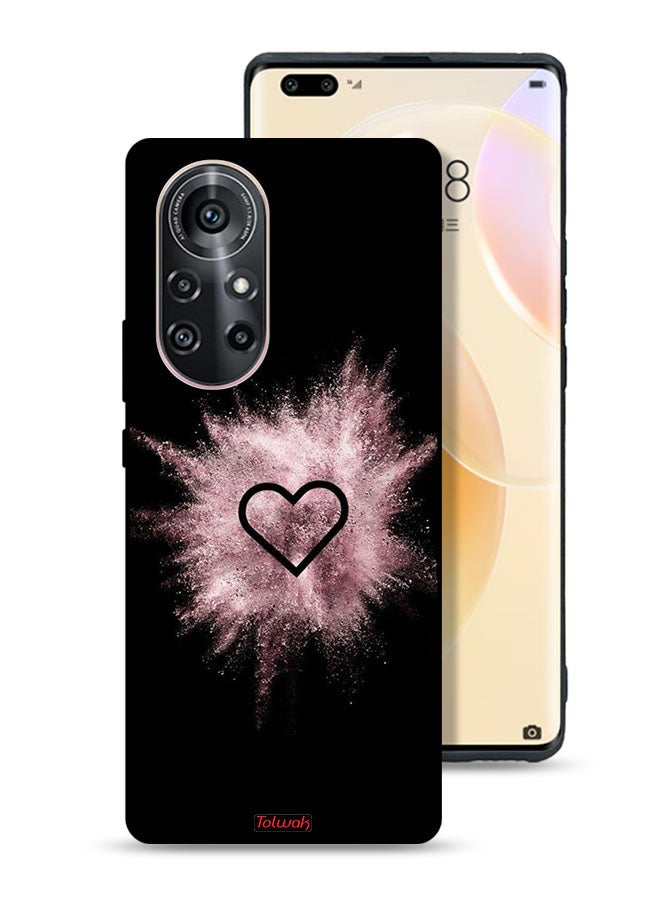 Tolwak Huawei nova 8 Pro 4G Protective Case Cover Heart On Glitters - Image 1